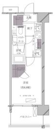 A-standard芝浦 1109 間取り図