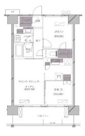 A-standard芝浦 1102 間取り図