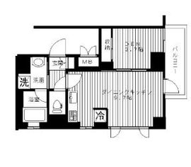 セリーズ門前仲町 802 間取り図