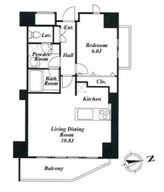 ダイアパレス蔵前 3階 間取り図