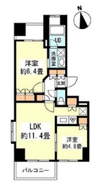 グランカーサ新宿御苑 1302 間取り図