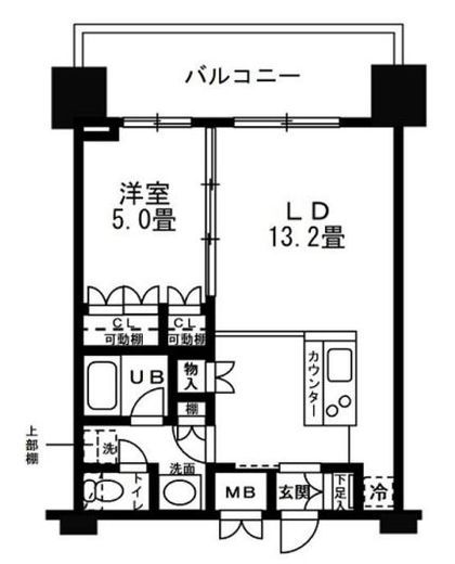 レジディア錦糸町 814 間取り図