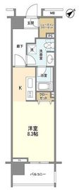 クリオ五反田 1204 間取り図