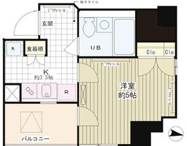 レオーネ三越前 301 間取り図