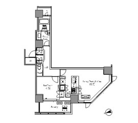 オープンレジデンシア錦糸町 710 間取り図