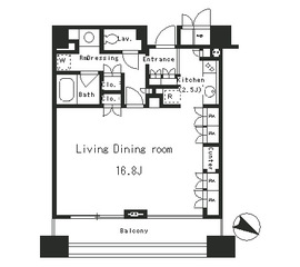 パークアクシス南麻布 902 間取り図