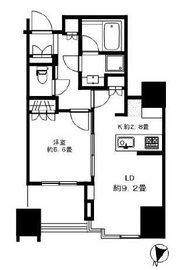 大崎ウエストシティタワーズ ウエスト 9階 間取り図