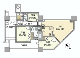 ブリリア有明スカイタワー 10階 間取り図