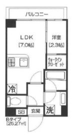 アジールコート芝公園 903 間取り図