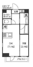 アジールコート芝公園 905 間取り図