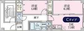 ベーカーハウス 203 間取り図