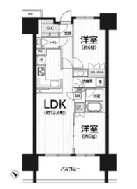 東京ミッドベイ勝どき 4階 間取り図