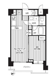 シャンドール目黒 402 間取り図