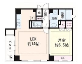 フィーノ渋谷 1階 間取り図