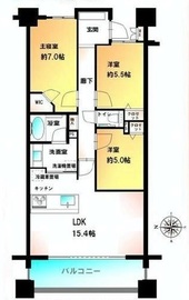 マジェスティハウス新宿御苑パークナード 8階 間取り図