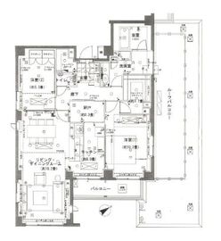 グランドメゾン中目黒THE CLASS 4階 間取り図