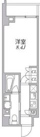 アジールコート麻布十番 207 間取り図