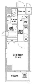 コンフォリア清澄白河トロワ 707 間取り図