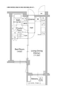 コンフォリア原宿 411 間取り図