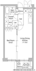 コンフォリア原宿 317 間取り図