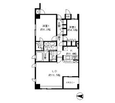 ガーネットコート四谷 801 間取り図