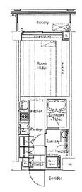 イプセ蒲田ウエスト 110 間取り図