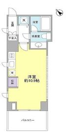 プロスペクト渋谷道玄坂 601 間取り図