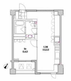 ブリリアイスト代々木上原 303 間取り図