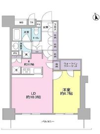 スタイリオ品川中延 1302 間取り図