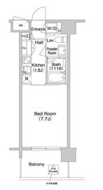 コンフォリア南砂町 1306 間取り図