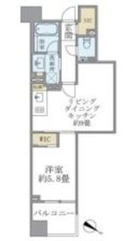 プラウド千代田淡路町 2階 間取り図