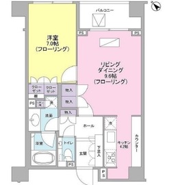 ブランズ赤坂 3階 間取り図