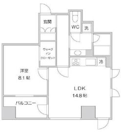 KWレジデンス麹町 1002 間取り図