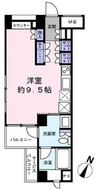 フィーノ渋谷 2階 間取り図