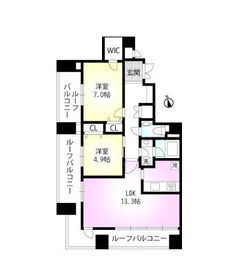 センプレ高輪 602 間取り図