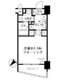 パークリュクス日本橋小網町mono 11階 間取り図