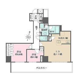 プラウド本郷ヒルトップ 4階 間取り図