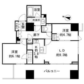 プラウド本郷ヒルトップ 3階 間取り図