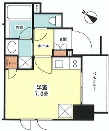 クオリア三田 4階 間取り図