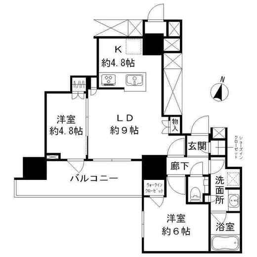 プラウド本郷ヒルトップ 3階 間取り図