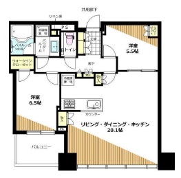 シティタワーズ豊洲ザ・シンボル 17階 間取り図