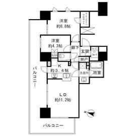 プラウド本郷ヒルトップ 3階 間取り図