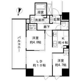 プラウド本郷ヒルトップ 4階 間取り図