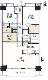 パルティール赤坂 5階 間取り図