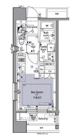 イニシアイオ西麻布 4階 間取り図