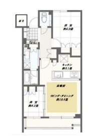 オーベル目黒 3階 間取り図