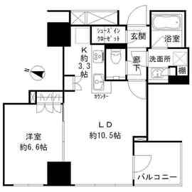 プラウド本郷ヒルトップ 4階 間取り図