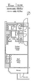 エスタシオン赤坂 001 間取り図