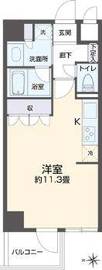 リエトコート四谷 303 間取り図