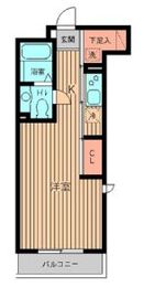 プロスペクト初台 207 間取り図